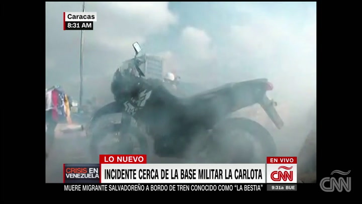 Venezuela: dispersaron movilización en la base aérea La Carlota - Fuente: Reuters