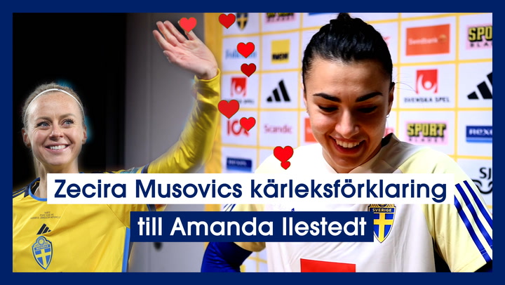 Zecira Musovics kärleksförklaring till Amanda Ilestedt