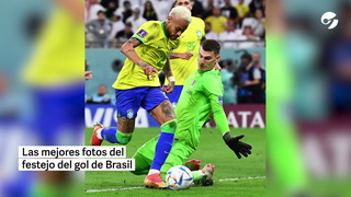 Mundial de Qatar 2022. Las mejores fotos del festejo del gol de Brasil