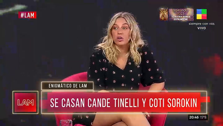 En LAM confirmaron el casamiento de Coti y Cande Tinelli