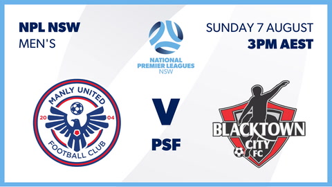Manly United FC First Grade v Blacktown City FC First Grade