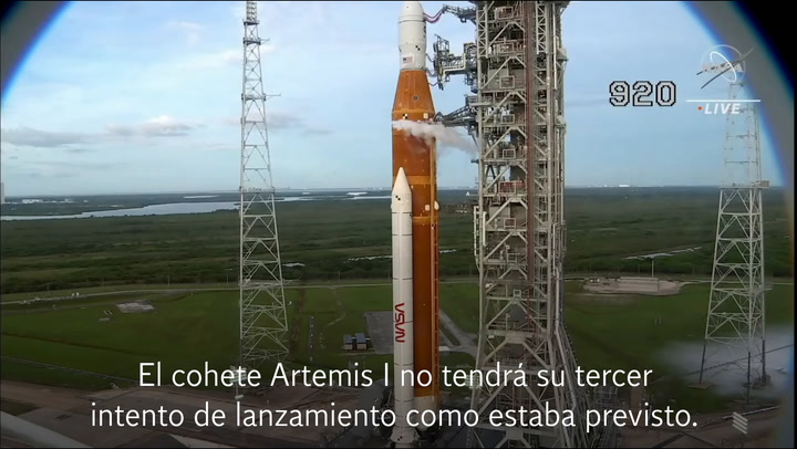 NASA cancela lanzamiento de Artemis I ante la llegada del huracán Ian