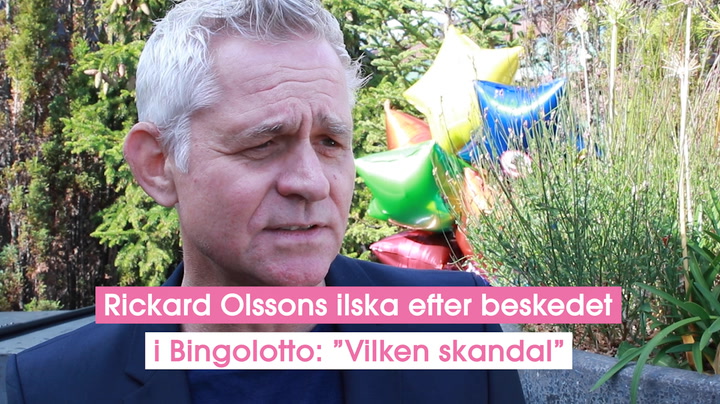 Rickard Olssons ilska efter beskedet i Bingolotto: ”Vilken skandal”