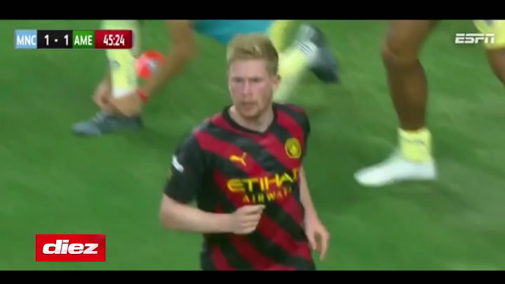 Pep wins!  Kevin De Bruyne brace helps Manchester City beat USA in friendly