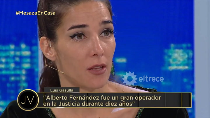 Juana Viale reveló por qué sigue enojada con Alberto Fernández - Fuente: eltrece