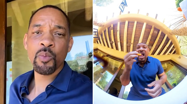 Will Smith urges fans to 'trust him' in bizarre Christmas video