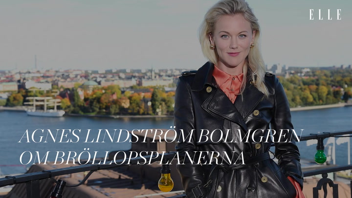 TV: Se intervjun med Agnes Lindström Bolmgren om bröllopsplanerna