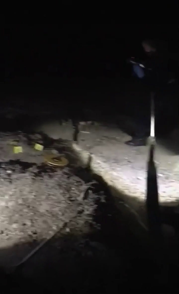 Encontraron restos óseos en una playa de Caleta Olivia