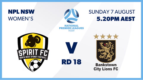 NWS Spirit FC v Bankstown City Lions FC