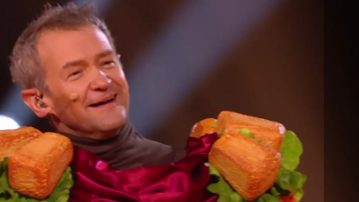 Masked Singer: Judges shocked as Chicken Caesar is unmasked as Alexander Armstrong
