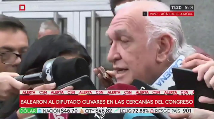 Ricardo Gil Lavedra calificó el ataque contra Olivares y Yadón como un atentado - Fuente: C5N