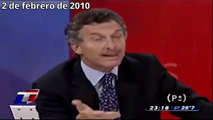 La discusión de Macri con Tenembaum por las Taser - Fuente: TN