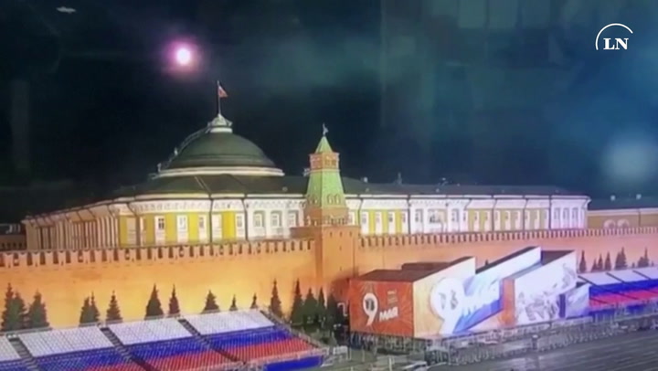 La explosión del palacio del Kremlin en presunto ataque con drones de Ucrania