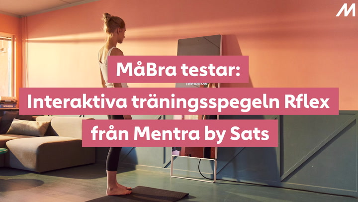 MåBra testar: Interaktiva träningsspegeln Rflex från Mentra by Sats