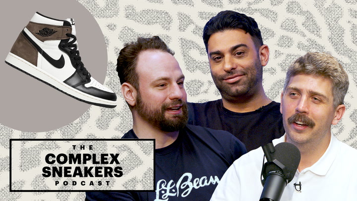 The Complex Sneakers Podcast is co-hosted by Joe La Puma, Brendan Dunne, and Matt Welty. This week, the trio catches up on sneaker news around the Nike SB x Air Jordan 4 release, Tom Sachs’ trouble and how it relates to Nike, and the latest on a batch of fake shoes from Nike’s lawsuit against StockX. Also, the cohosts anticipate the upcoming Supreme x Rammellzee Dunks, reflect on Nike’s release policies, and get into some glizzy talk.