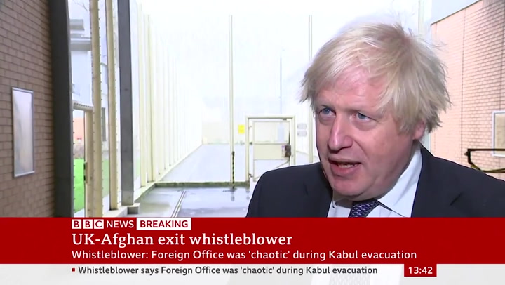 Boris Johnson denies intervening in evacuation of animals from Afghanistan