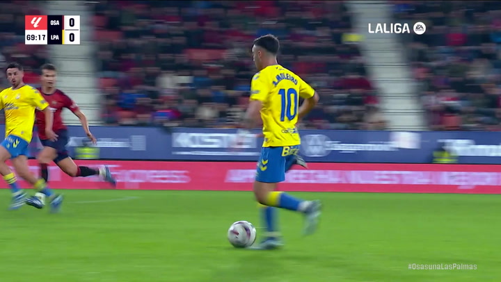Las Palmas: Moleiro is baptized in First Division with a great goal