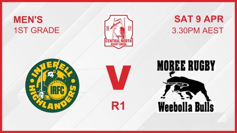 9 April - Central North Rugby Union - Round 1 - Inverell v Moree