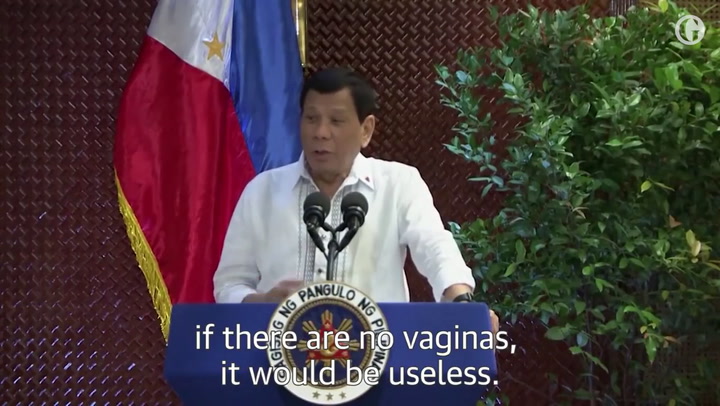 El presidente filipino ordenó a sus soldados disparar 'en la vagina' a las comunistas rebeldes