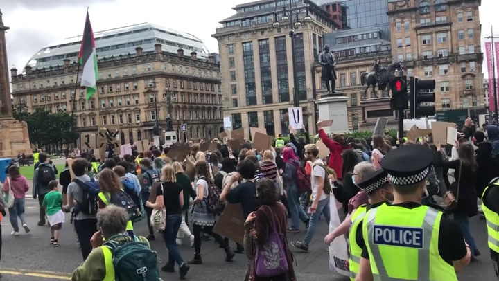 Climate activists march through Glasgow in rally to avoid ‘utter apocalypse’