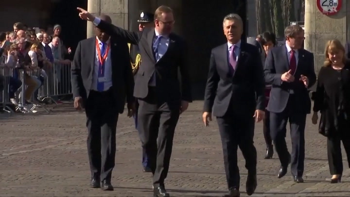 Macri se reunió con el premier holandés y resaltó la importancia del 'diálogo' ante legisladores de 