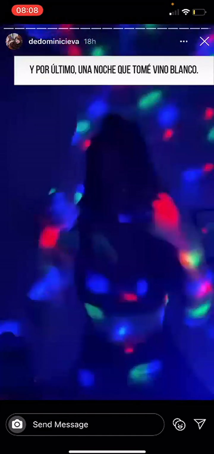 El peculiar video de Eva de Dominici bailando sola en su casa - Fuente: Instagram