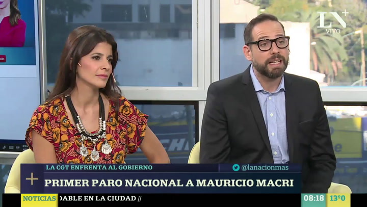Primer paro nacional a Mauricio Macri - Jaime Rosemberg en Más Despiertos
