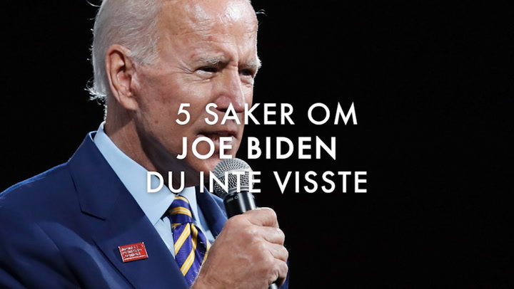 5 Saker om Joe Biden du inte visste