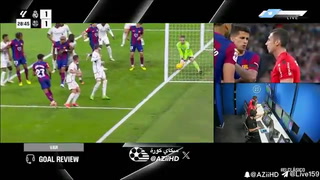 ¿Fue gol? La jugada polémica del clásico español entre el Real Madrid y Barcelona