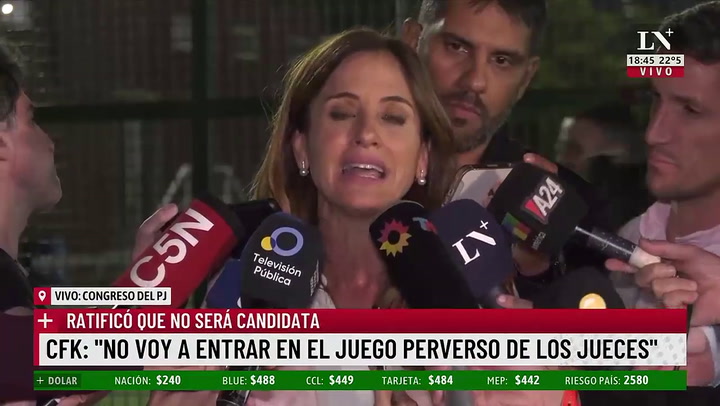 La reacción de Feinmann al enterarse de que CFK no será candidata