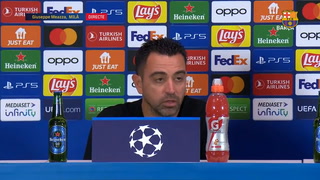 La indignación de Xavi con el árbitro de Inter - Barcelona