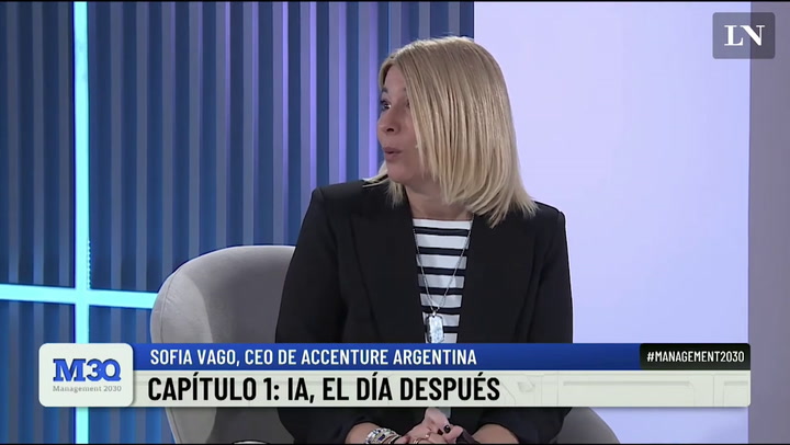 Capítulo 1: IA, el día después. Sofía Vago, CEO de Accenture Argentina: