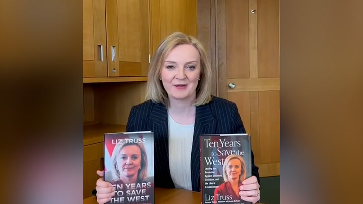 If you want free world to win again, buy my book, says Liz Truss in new video message