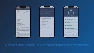Client onboarding and legal case management app