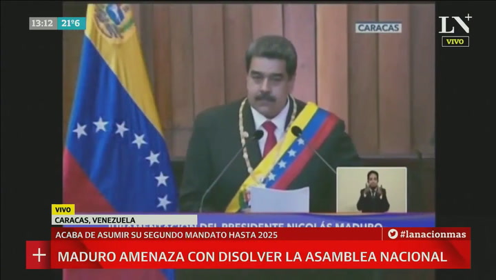 El discurso de Maduro al asumir un nuevo mandato