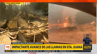 Los incendios en Chile ya arrasaron 20 mil hectáreas y dejaron 12 muertos