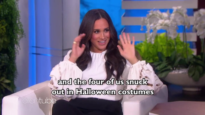 Meghan Markle reveals she went to secret Halloween party with Harry before world knew they were couple