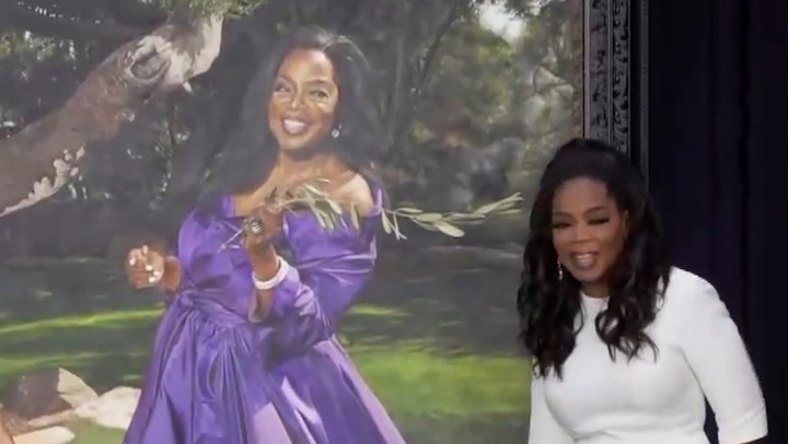 Oprah Winfrey reveals her portrait at Smithsonian's National Portrait Gallery