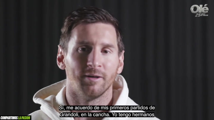 Un petit aperçu de l'interview d'Olé avec Leo Messi
