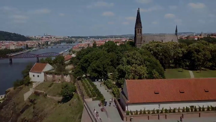 Praga, vista desde un drone - Fuente: YouTube