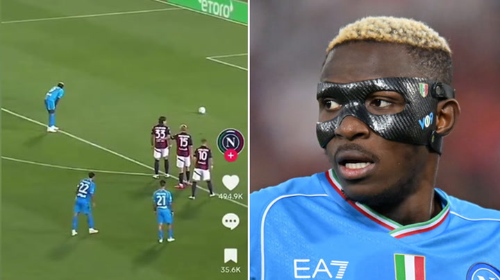 Napoli's official TikTok account posts and deletes video mocking their own footballer