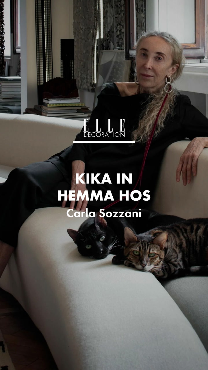 Kika in hemma hos Carla Sozzani