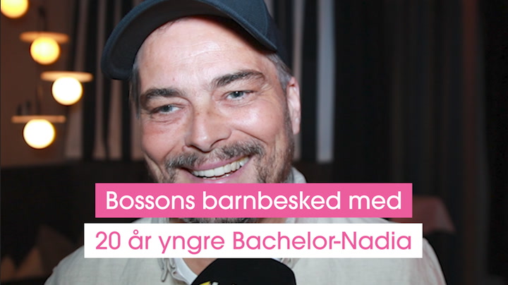 Bossons barnbesked med 20 år yngre Bachelor-Nadia – berättar om enorma glädjen