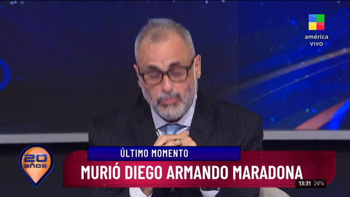 La confirmación: murió Diego Armando Maradona - Fuente: América TV
