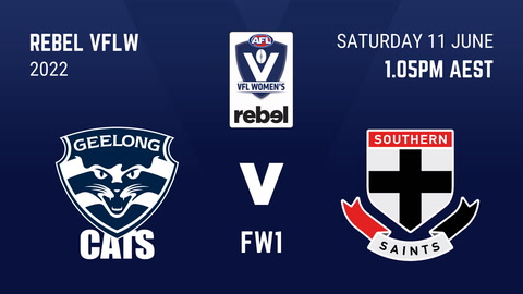 11 June - VFLW - FW1 - Geelong v Southern Saints