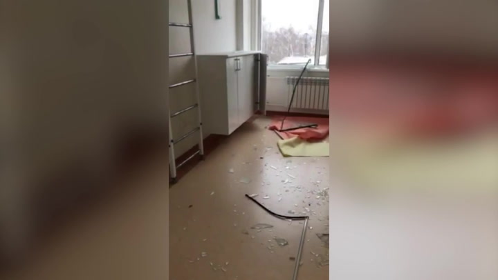 Ukraine: maternity hospital in Zhytomyr severely damaged by Russian missile strike
