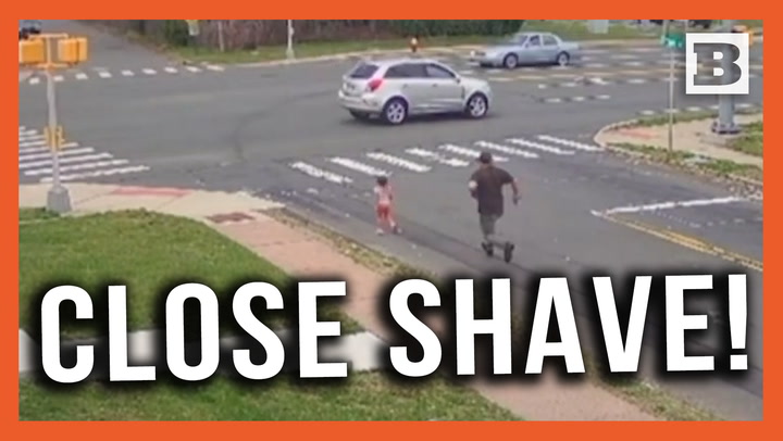Close Shave! Hero Barbers Rush to Save Little Girl After Seeing Her Sprint Towards Traffic