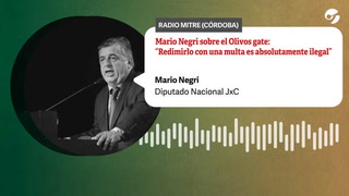 Mario Negri sobre el Olivos gate: “Redimirlo con una multa es absolutamente ilegal”