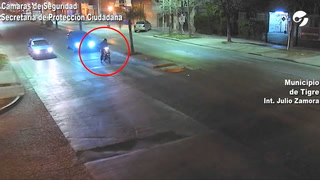 Tigre: salió a manejar borracho, atropelló a un motociclista que estaba detenido en el semáforo