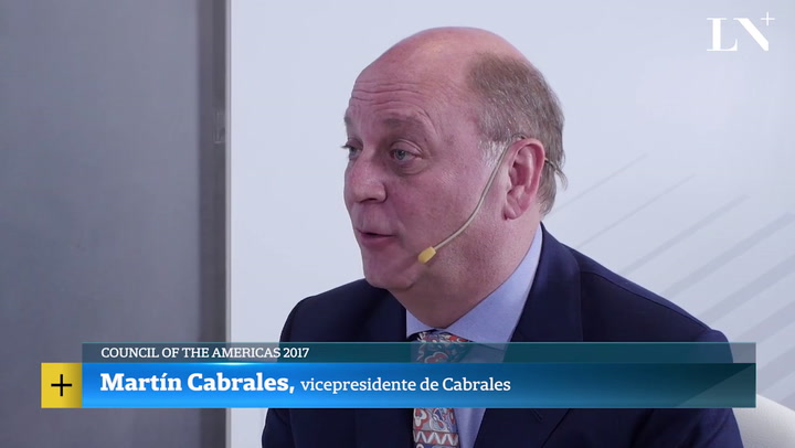 Entrevista a Martín Cabrales, vicepresidente de Cabrales, en el Council of the Americas 2017